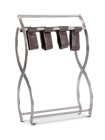 Lucca stainless steel luggage rack +