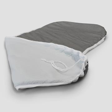 Swirl cover for ironing board dark grey