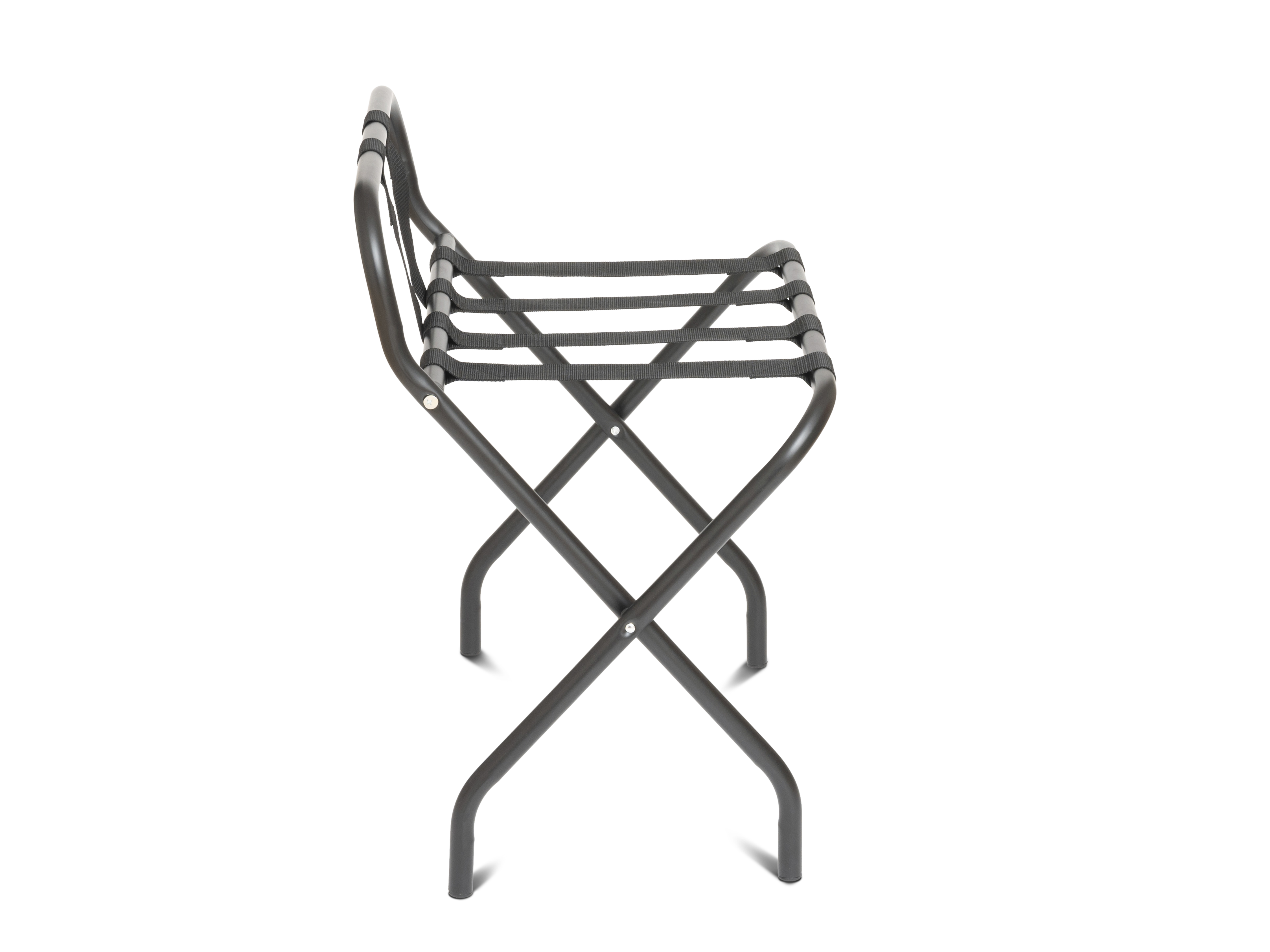 Mary luggage rack II black with back rest