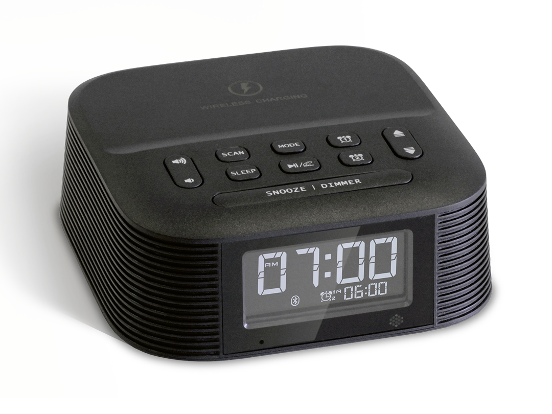 Molto audio clock Qi charger