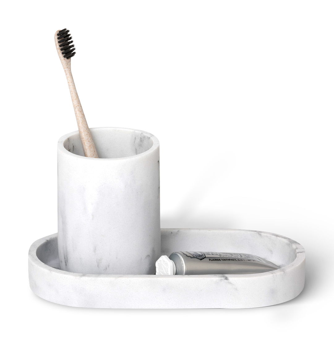Azul Amenity tray S White Marble