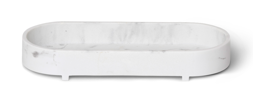 Monti Amenity tray White Marble