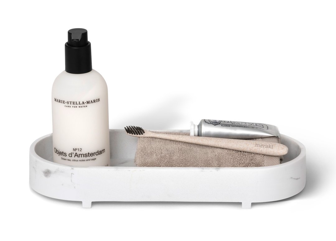 Monti Amenity tray White Marble
