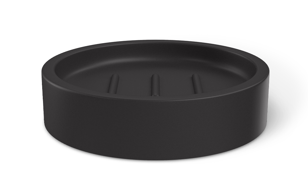 Lago Soap dish Black