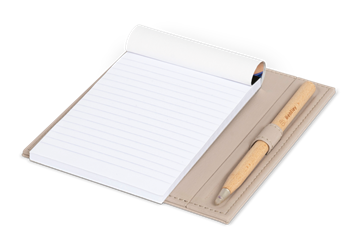 Augustine Natural Note Pad holder