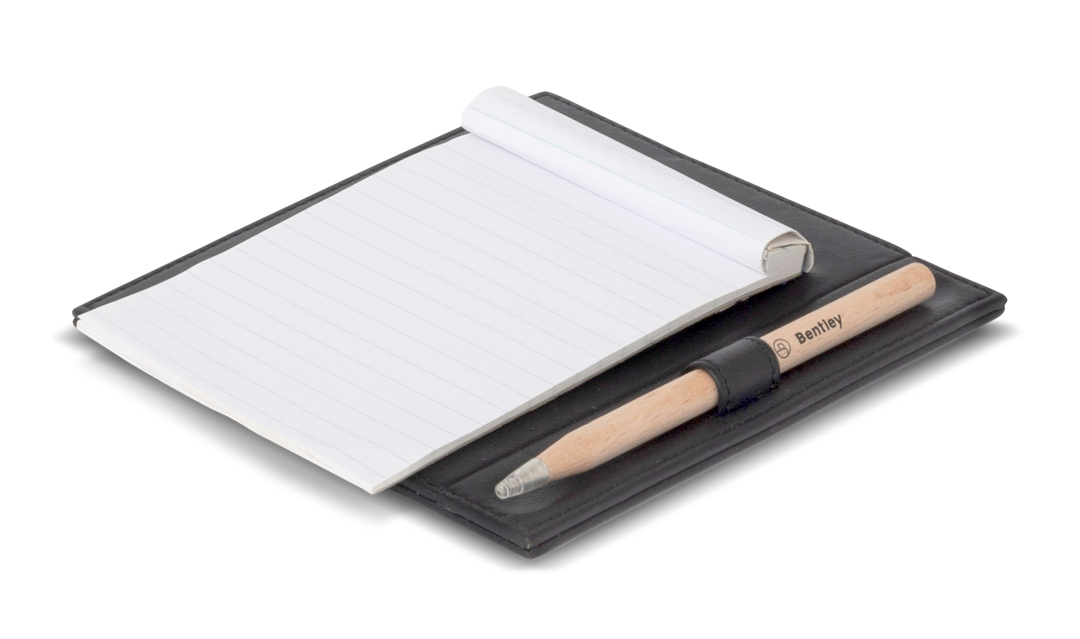 Augustine Note pad holder Black