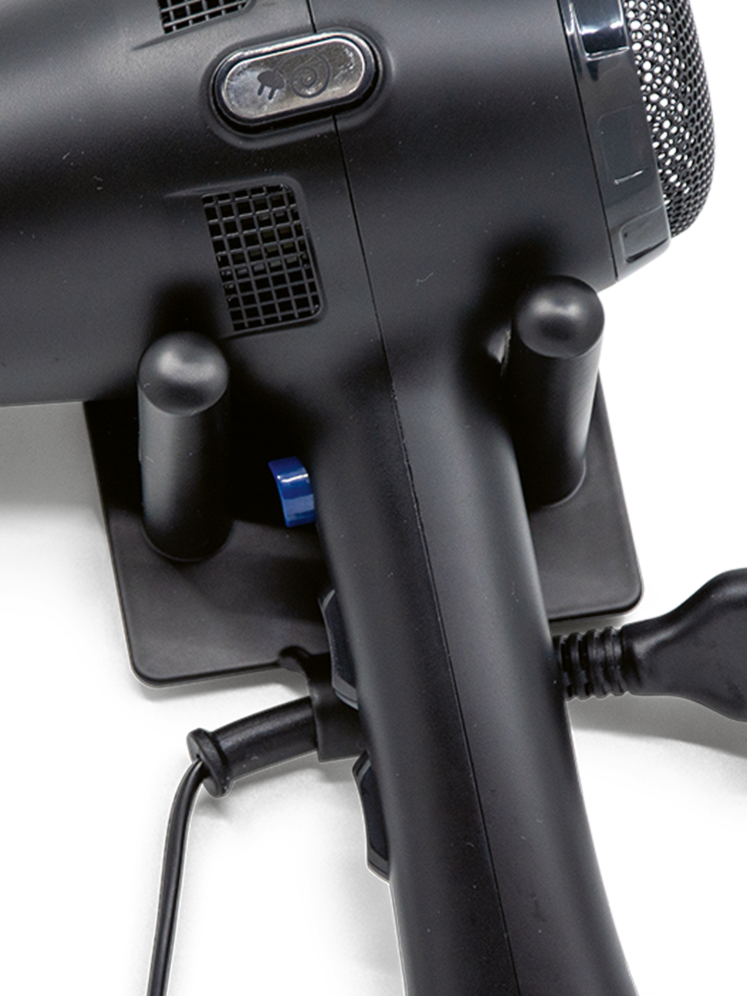 Vane Wall holder for Hair dryer Black