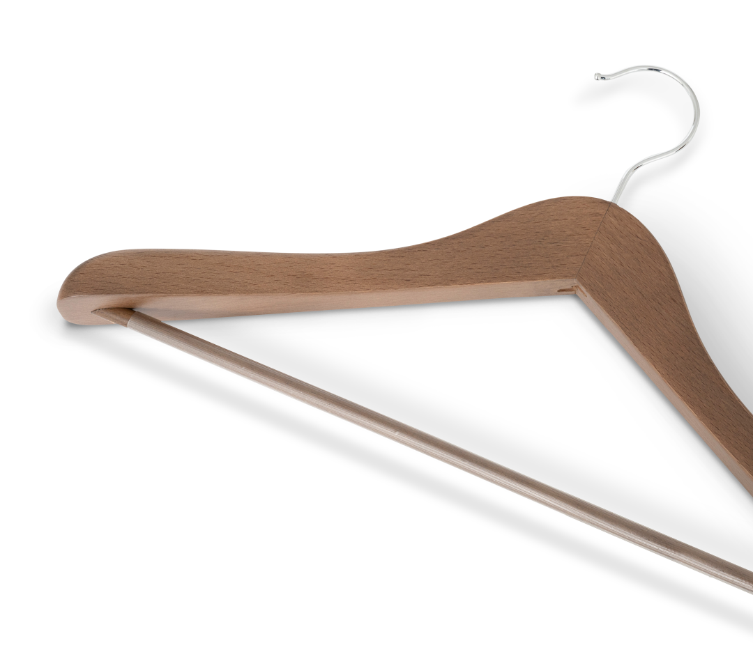 Edward Hanger with hook and bar Walnut