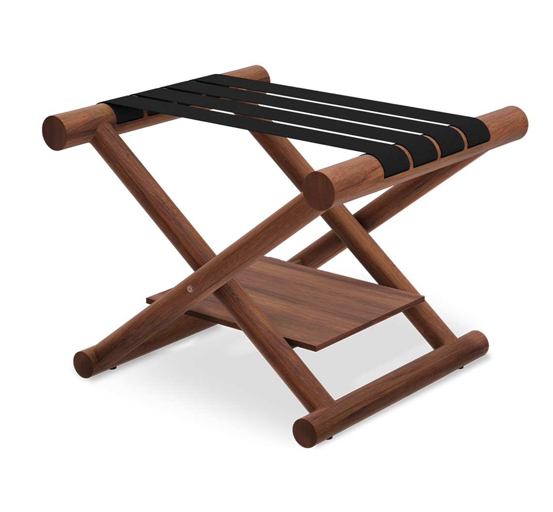 Bari Racks Bari Luggage rack Walnut - Luggage racks - Bentley