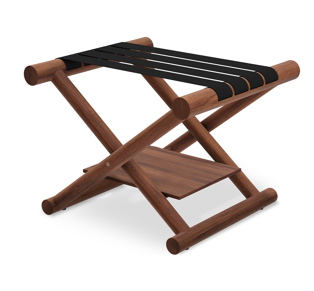 Bari Racks Bari Luggage rack Walnut - Luggage racks - Bentley