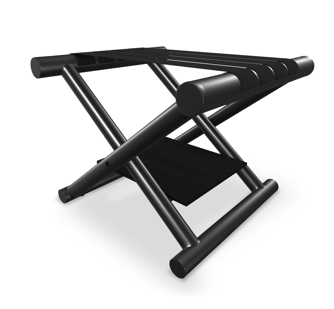 Bari Luggage rack Black