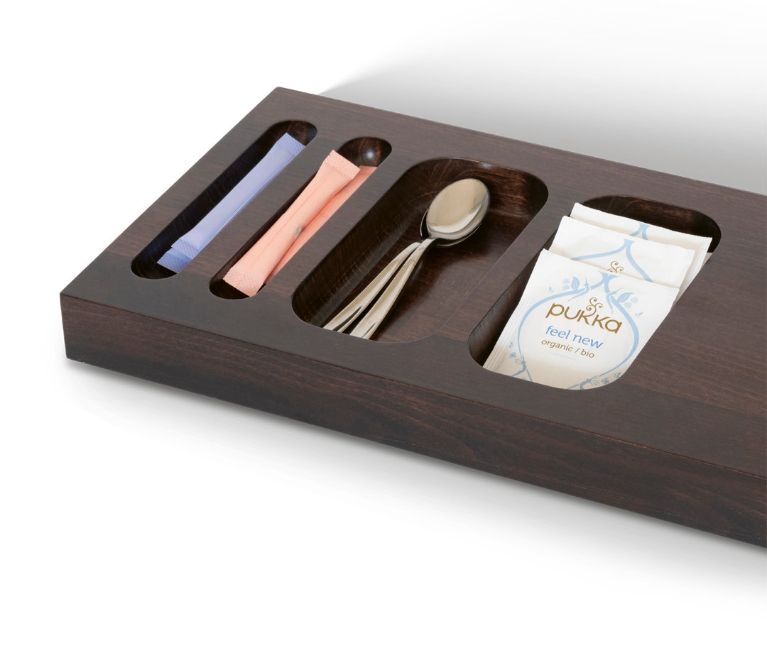 Xanthic Welcome tray Mahogany