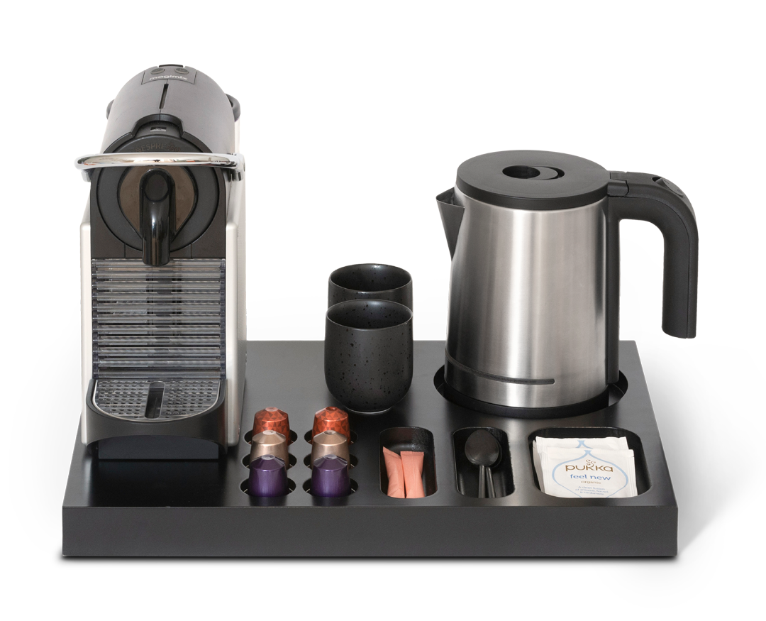 Xanthic coffee and tea black