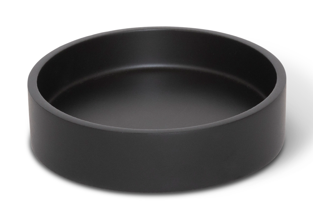 Ibu amenity tray resin round black