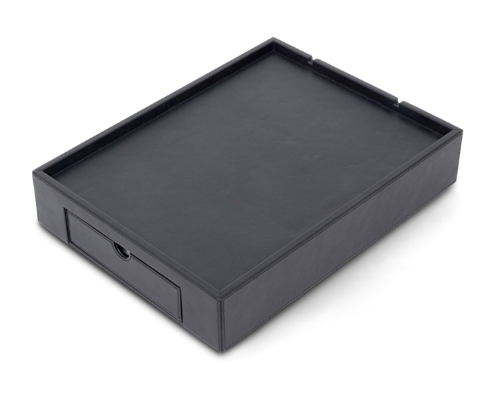 Stromboli Black Welcome tray with drawer