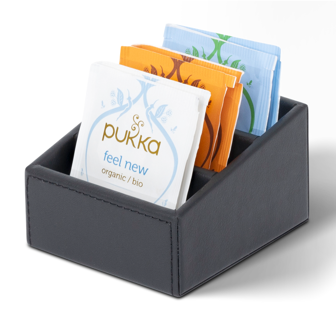 Lou Tea Bag Holder Black